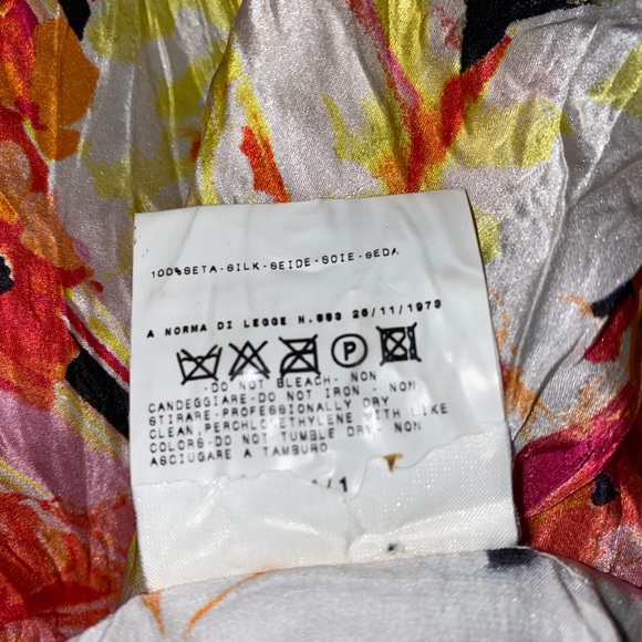 Don’t like to iron? Crinkled Silk Blouse | Cavalli - Picture 7 of 11